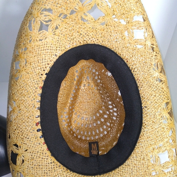 ANPA LIVING THE STYLE Gold Flake Bohemian Bead Band Cowgirl Hat 100% Handmade - Picture 9 of 10